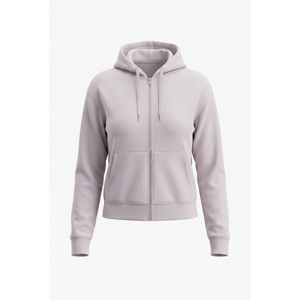 RBX Live Life Active Womens Full Zip Hoodie Lavender Pink Ribbed Sweatshirt M